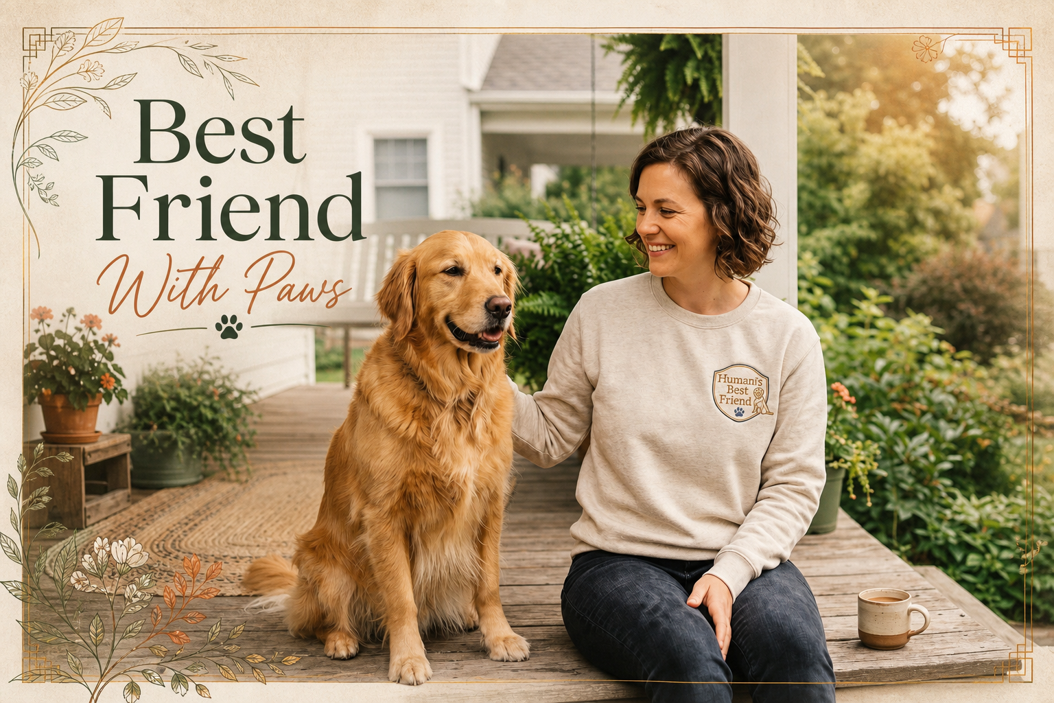 mans best friend quote — lifestyle scene