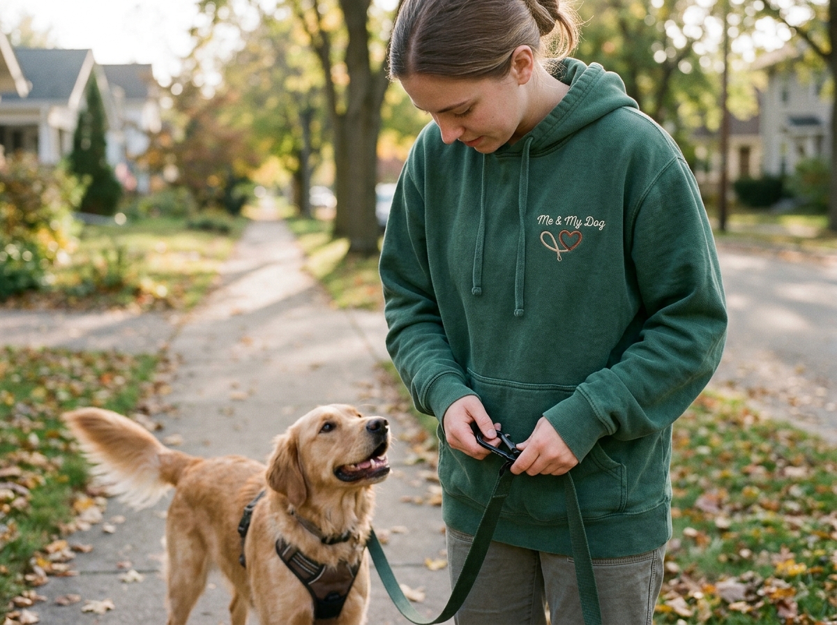 The dog is my best friend quote, rewritten for the dog who knows your whole heart dog is my best friend quote — in-use lifestyle photo