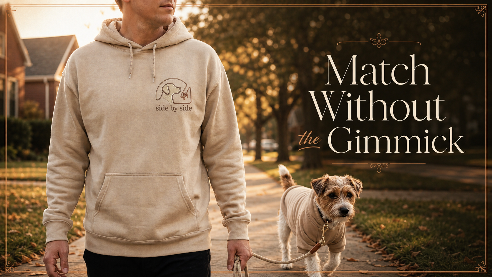 Dog and Person Matching Hoodies That Look Personal, Fit Well, and Actually Get Worn dog and person matching hoodies — lifestyle scene