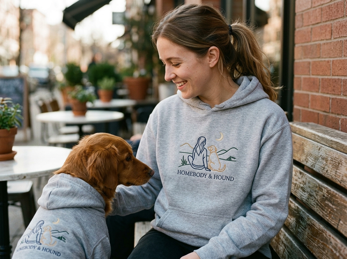 Dog and Person Matching Hoodies That Look Personal, Fit Well, and Actually Get Worn dog and person matching hoodies — lifestyle photo
