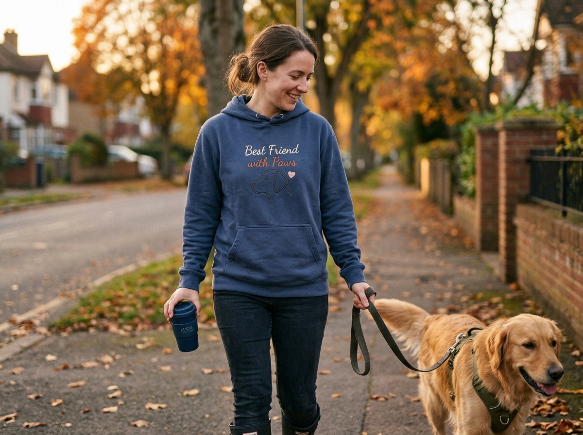 quote about dog being best friend — in-use lifestyle photo