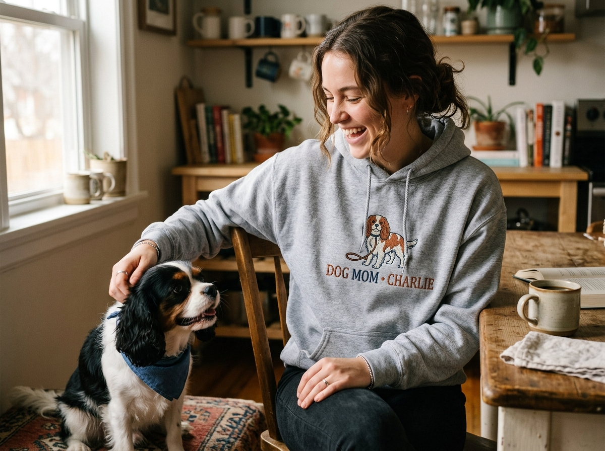 Matching Dog and Owner Hoodies That Make the Gift Feel Personal matching dog and owner hoodies — lifestyle photo
