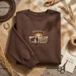 Dutton Ranch Season 2 Cowboy Ranch Embroidered Sweatshirt - Beth Rip Gift embroidered-sweatshirt