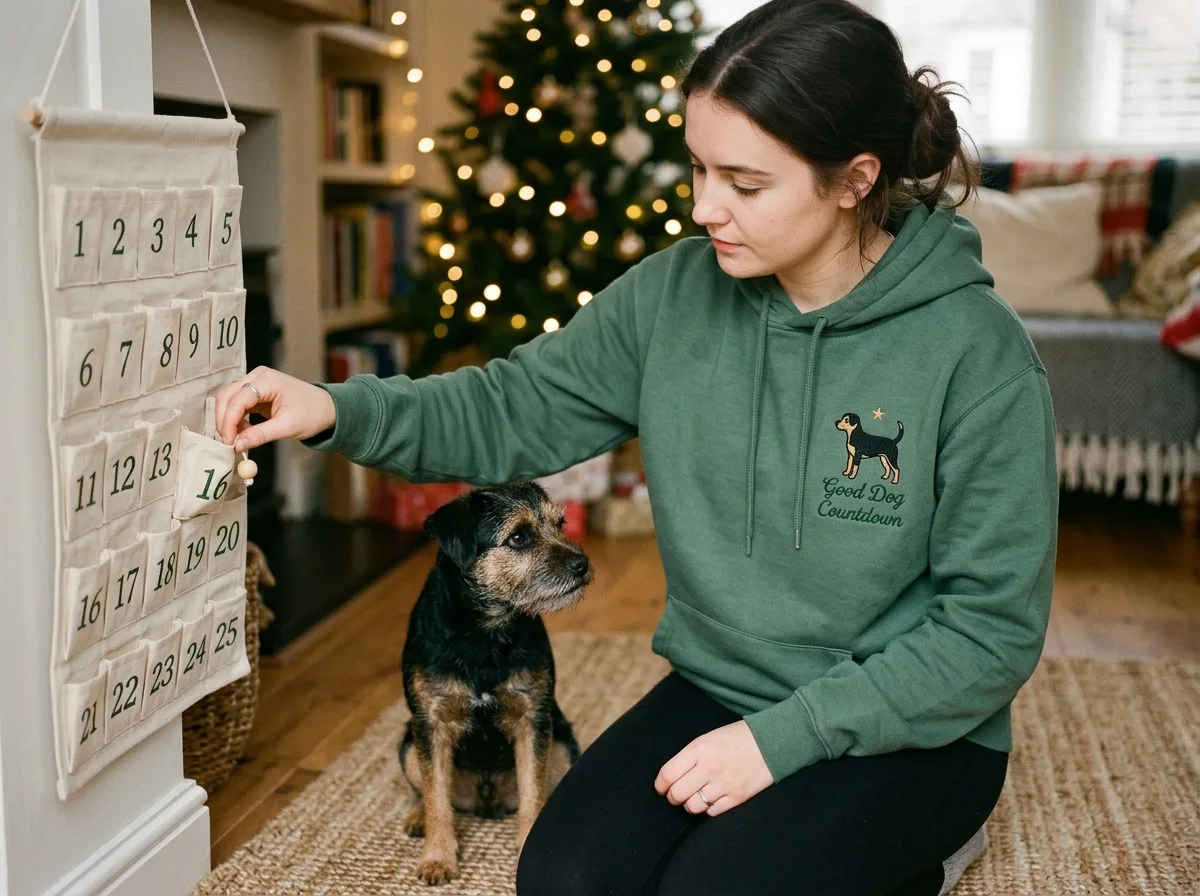 dog lovers advent calendar — in-use lifestyle photo