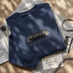 Gotham After Dark - Batman 2 Batmobile Embroidered Sweatshirt embroidered-sweatshirt