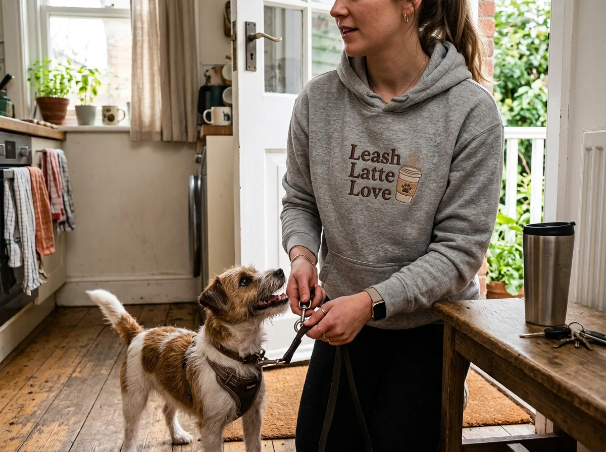dog mom caption — in-use lifestyle photo