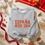 España 2026 Campeones Confetti Flag Embroidered Sweatshirt embroidered-sweatshirt