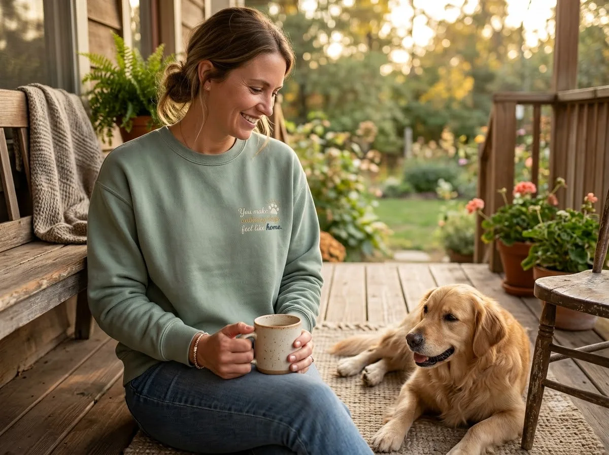 dog is your best friend quotes — styled lifestyle scene