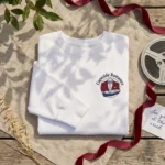 Capeside Romance Embroidered Sweatshirt - Rowboat Bowtie 90s Teen Drama Nostalgia embroidered-sweatshirt