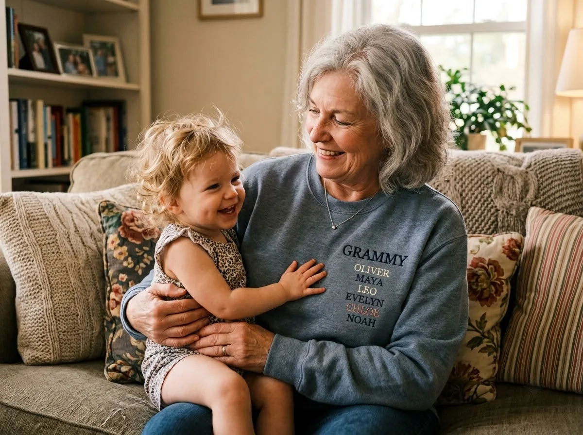 grammy shirt — in-use lifestyle photo