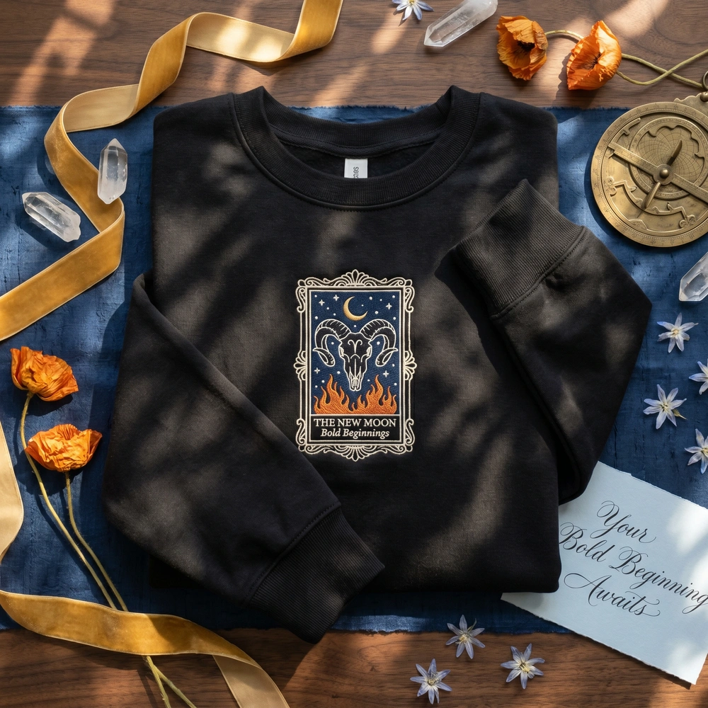 embroidered-sweatshirt Embroidered Sweatshirt