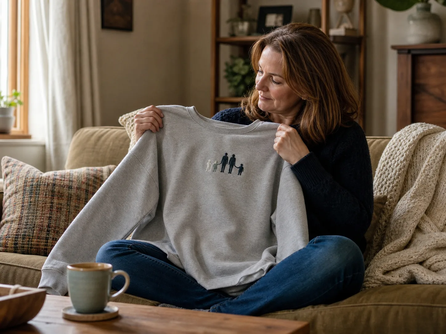 Embroidered Gift Ideas for Family That Go Beyond a Name on a Shirt embroidered gift ideas for family — in-use lifestyle photo