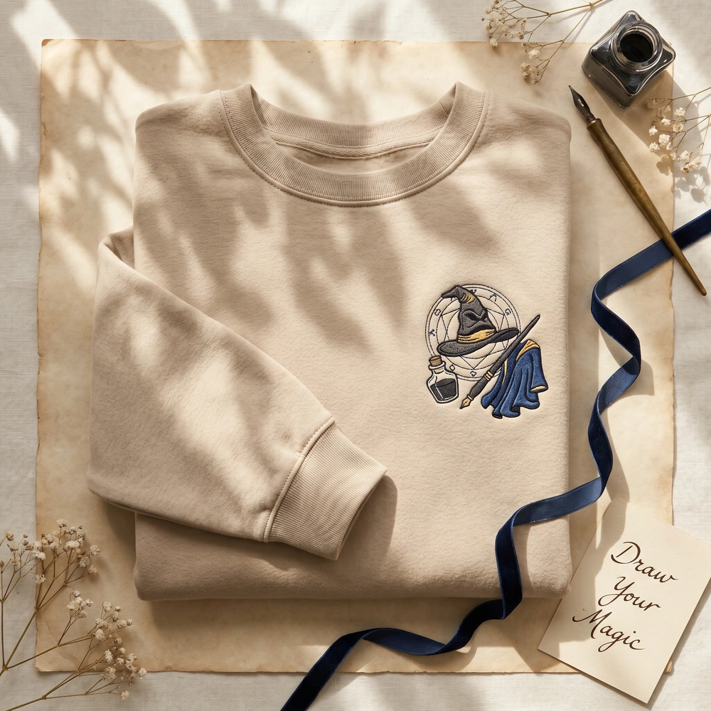 embroidered-sweatshirt Embroidered Sweatshirt