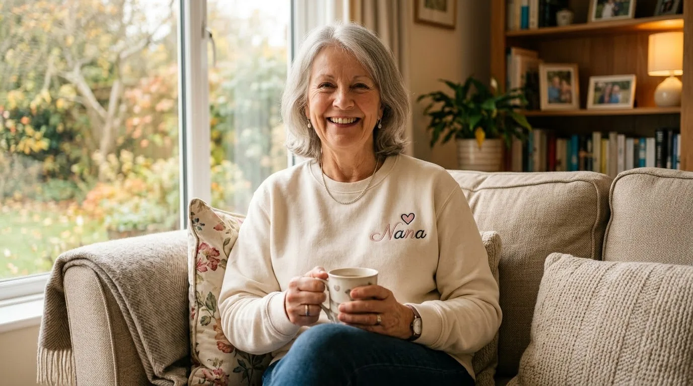 Nickname Ideas for Grandma Shirts That Actually Feel Like Her nickname ideas for grandma shirts — lifestyle scene