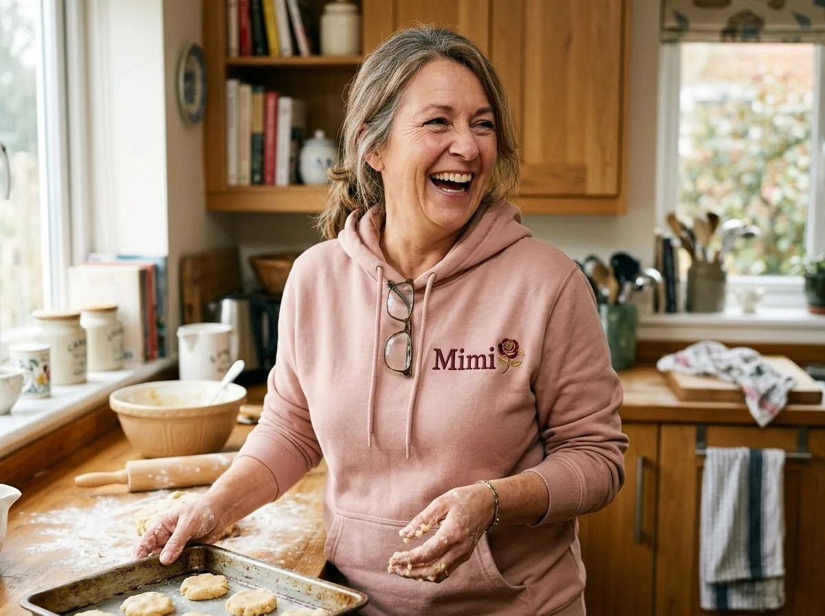 Nickname Ideas for Grandma Shirts That Actually Feel Like Her nickname ideas for grandma shirts — in-use lifestyle photo