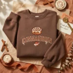 Cinnabron Embroidered Sweatshirt - Basketball Meme Cinnamon Roll Hoodie & Tee embroidered-sweatshirt