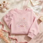 Big Sister Shirt Embroidered Sweatshirt - Personalized embroidered-sweatshirt