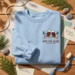 Jackie Bald Eagle Severe Anemia Embroidered Sweatshirt embroidered-sweatshirt