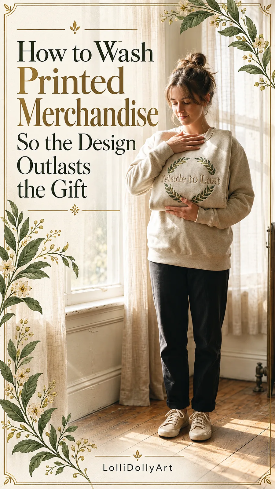 how to wash printed merchandise — gift inspiration