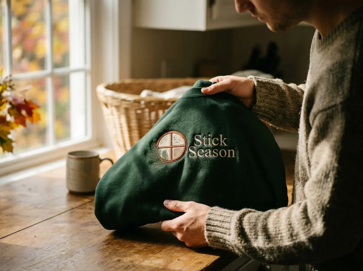The Stick Season Merch Worth Buying Before the Leaves Disappear stick season merch — in-use lifestyle photo