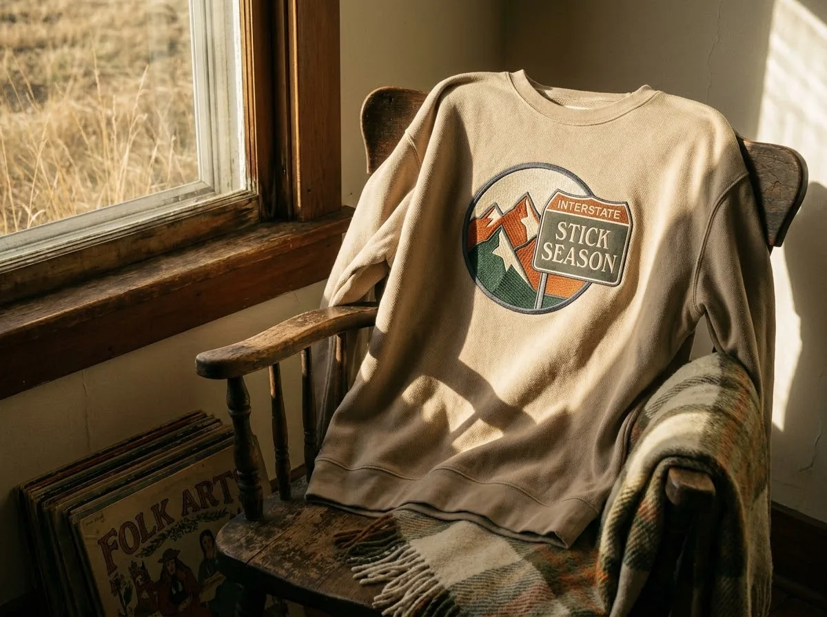 The Stick Season Merch Worth Buying Before the Leaves Disappear stick season merch — styled lifestyle scene