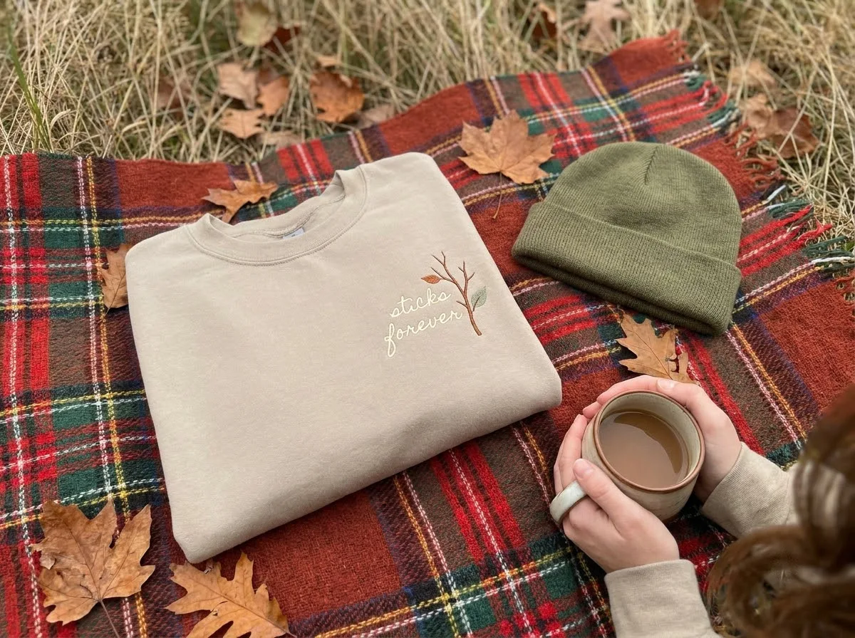 what does stick season mean — styled lifestyle scene