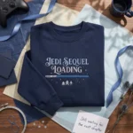 Lightsaber Loading - Star Wars Jedi New Sequel Embroidered Sweatshirt embroidered-sweatshirt