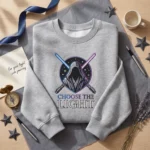 Star Wars Jedi New Sequel Lightsaber Embroidered Sweatshirt embroidered-sweatshirt