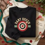 Dart Queen - Darts Women's Shirt Embroidered Sweatshirt embroidered-sweatshirt