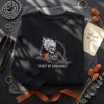 Ghost Rider Spirit Of Vengeance Flaming Skull Embroidered Sweatshirt embroidered-sweatshirt