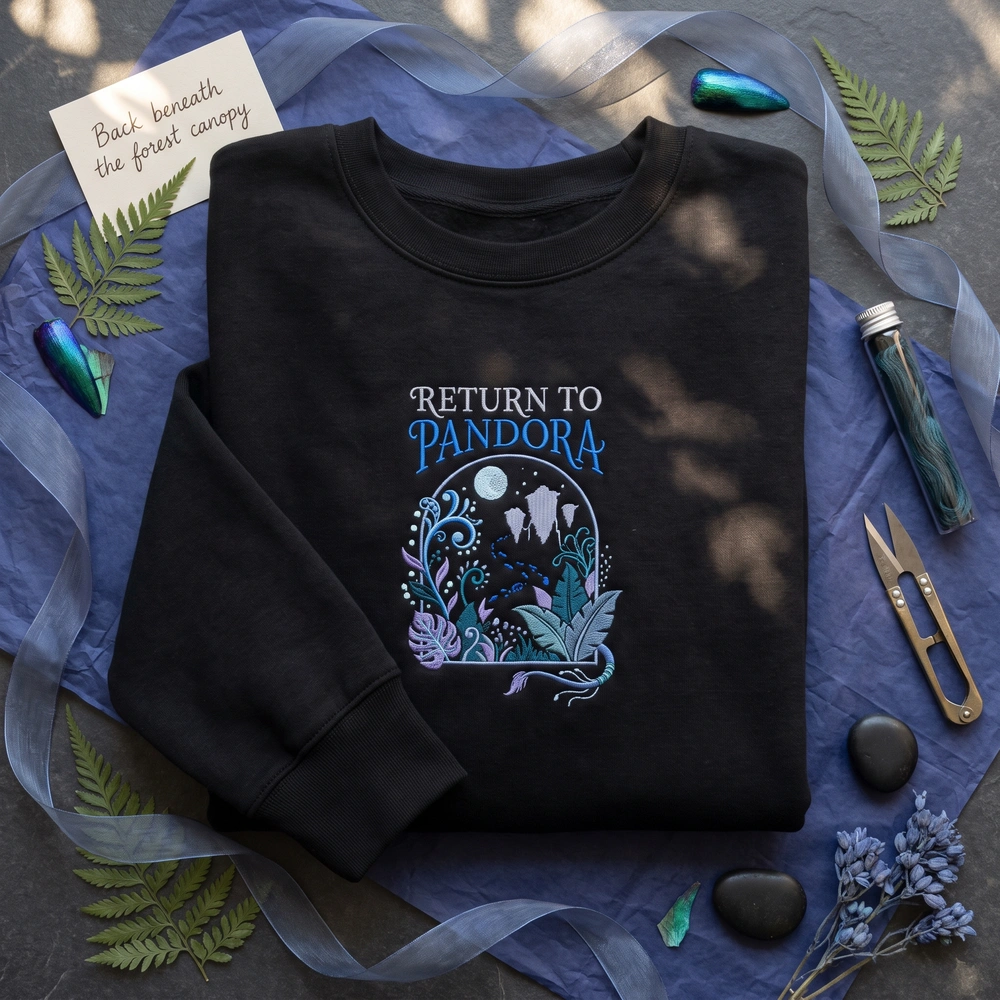 embroidered-sweatshirt Embroidered Sweatshirt