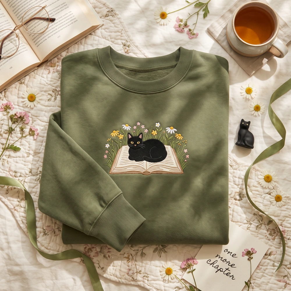 embroidered-sweatshirt Embroidered Sweatshirt