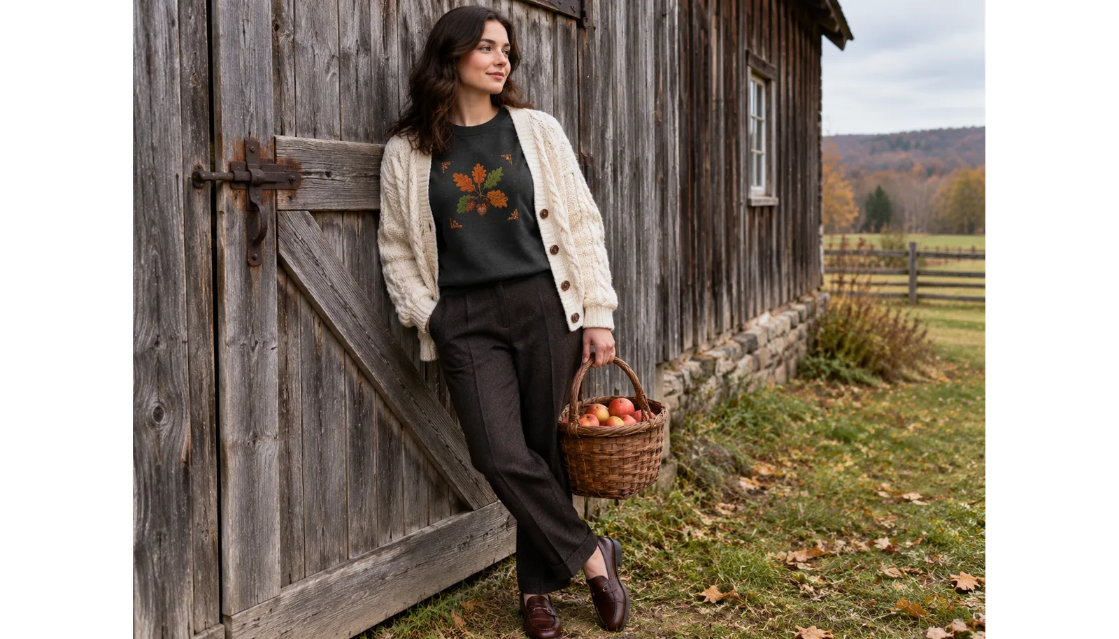 Folk Inspired Fall Outfit Ideas That Draw on Embroidery Traditions folk inspired fall outfit ideas — styled lifestyle scene