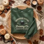 Hocus Pocus Shirt - Witch Brew Embroidered Sweatshirt embroidered-sweatshirt