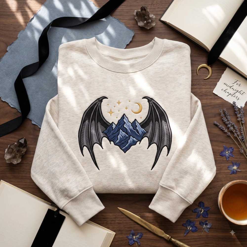 embroidered-sweatshirt Embroidered Sweatshirt