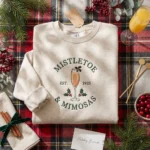 Sweatshirts Christmas Brunch Embroidered Sweatshirt - Mimosas embroidered-sweatshirt